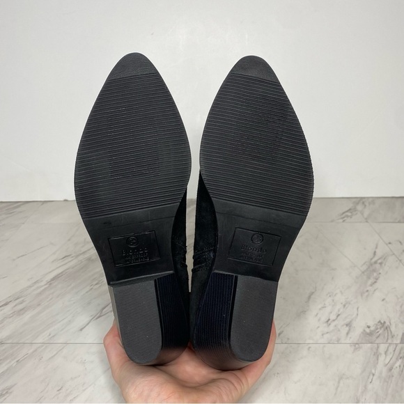 Blondo Nanite Black Suede Waterproof Bootie 8 1/2 - Picture 13 of 14